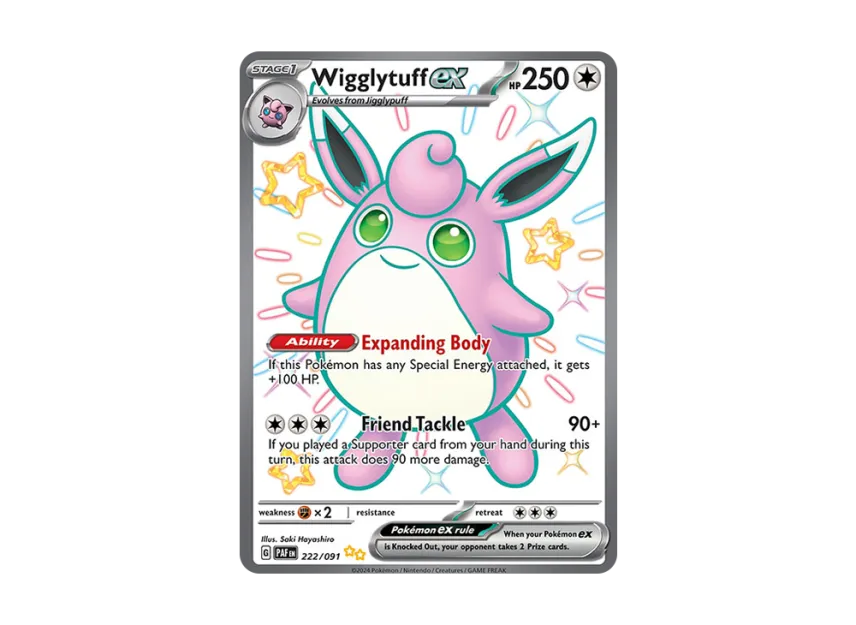 Wigglytuff ex SUR [PAF 222/091] [EN] (Scarlet & Violet "Paldean Fates")