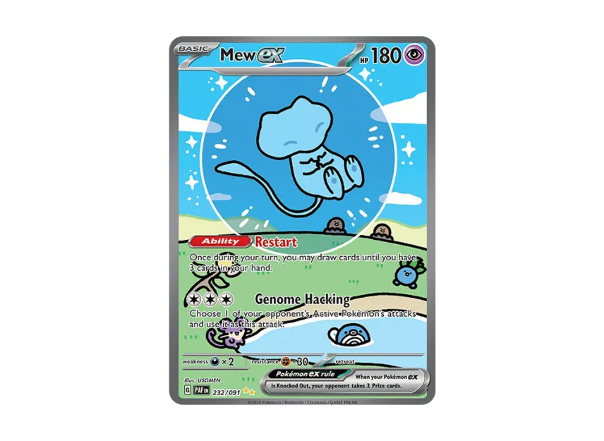 Mew ex SIR [PAF 232/091] [EN] (Scarlet & Violet "Paldean Fates")