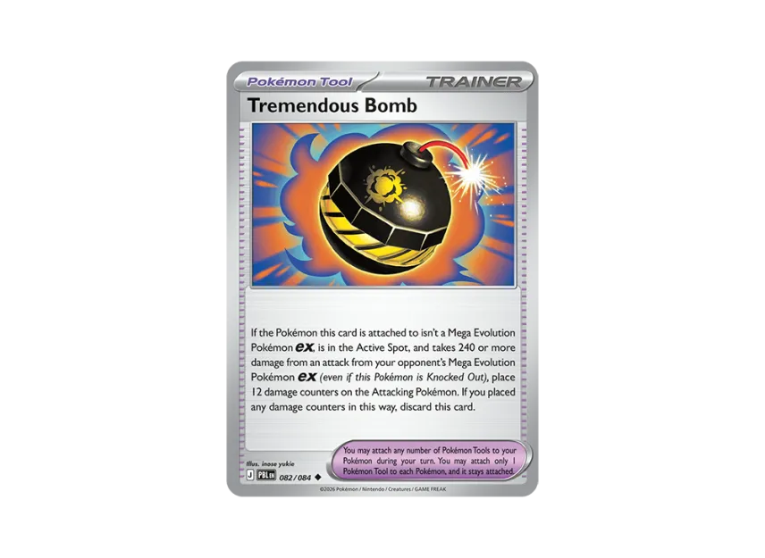 Tremendous Bomb U [PBL 082/084] [EN] (Mega Evolution "Pitch Black Booster Display Box")