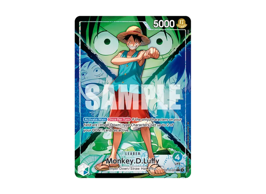 Monkey.D.Luffy L-P [OP16-022] [EN] (Booster Pack "THE TIME OF BATTLE")