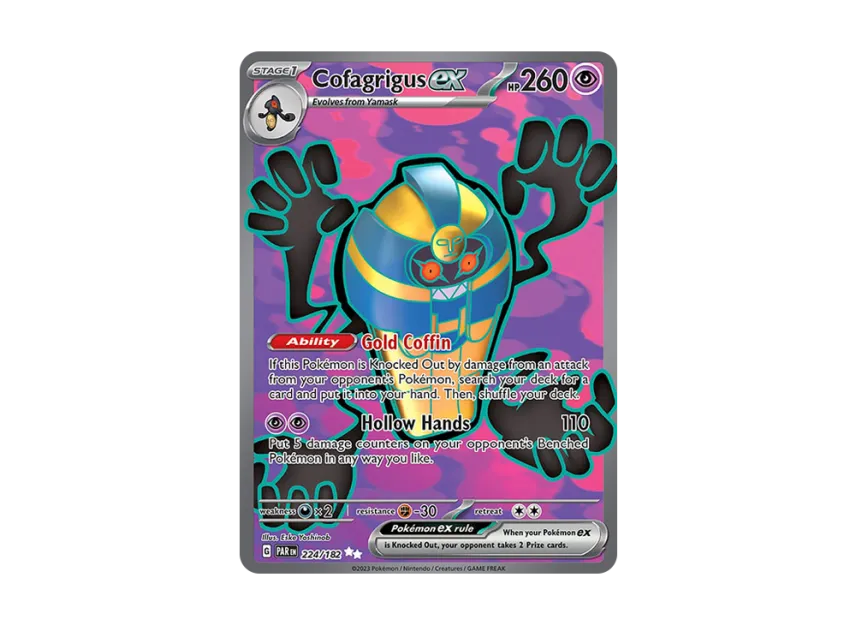 Cofagrigus ex UR [PAR 224/182] [EN] (Scarlet & Violet "Paradox Rift")
