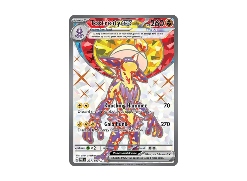 Toxtricity ex UR [PAR 227/182] [EN] (Scarlet & Violet "Paradox Rift")