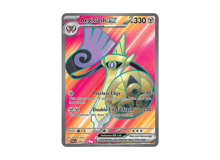 Aegislash ex UR [PAR 230/182] [EN] (Scarlet & Violet "Paradox Rift")