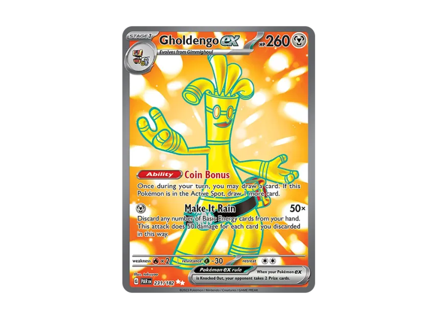 Gholdengo ex UR [PAR 231/182] [EN] (Scarlet & Violet "Paradox Rift")