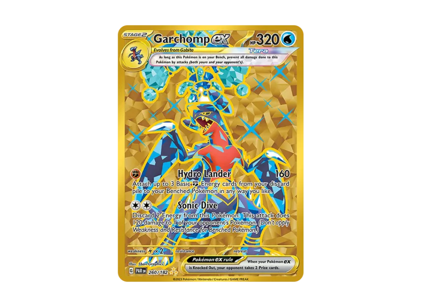 Garchomp ex HR [PAR 260/182] [EN] (Scarlet & Violet "Paradox Rift")