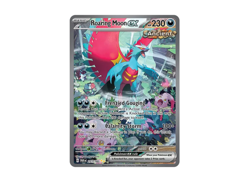 Roaring Moon ex SIR [PAR 251/182] [EN] (Scarlet & Violet "Paradox Rift")