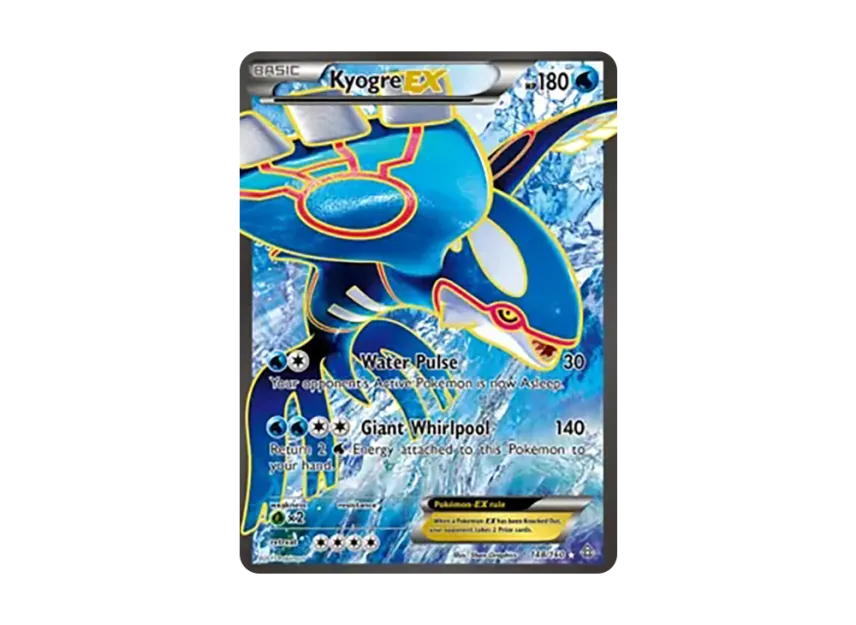 Kyogre EX UR [160-PRIMAL-CLASH 148/160] (XY "Primal Clash")