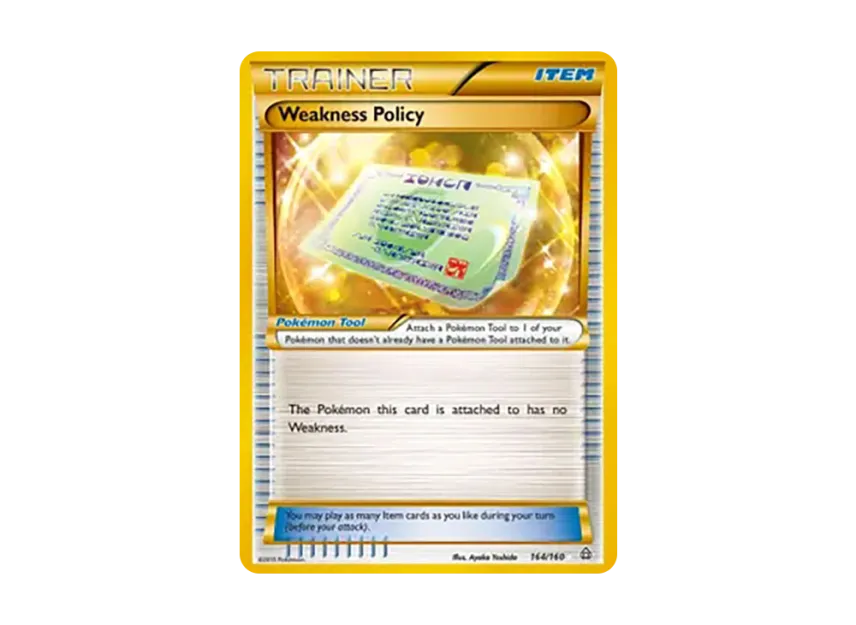 Weakness Policy HR [160-PRIMAL-CLASH 164/160] (XY "Primal Clash")