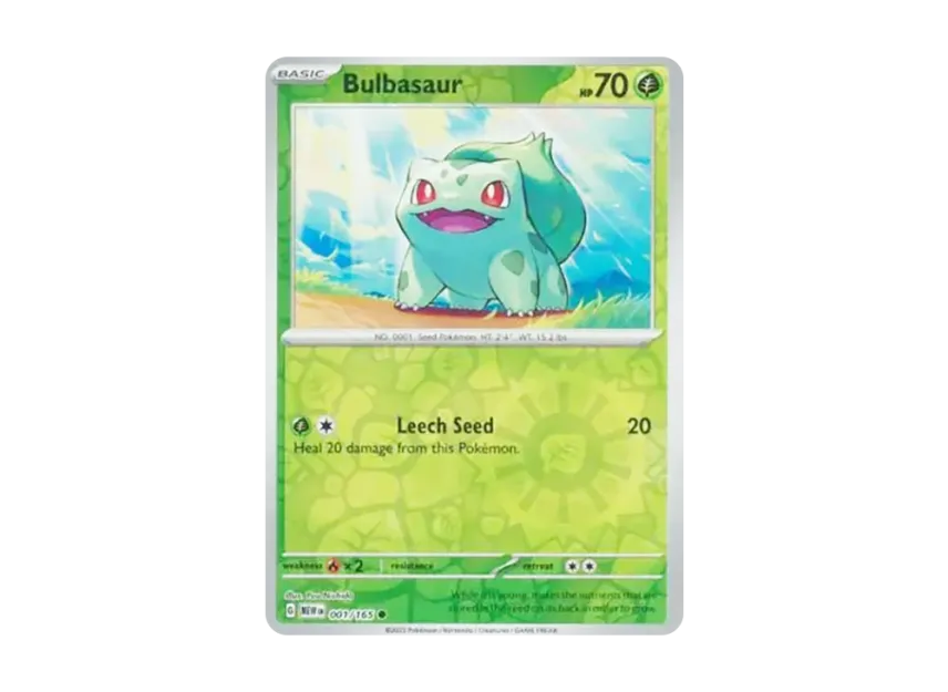 Bulbasaur C : Reverse Holo [MEW 001/165] [EN] (Scarlet & Violet "151")