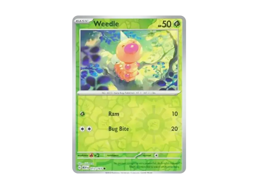 Weedle C : Reverse Holo [MEW 013/165] [EN] (Scarlet & Violet "151")