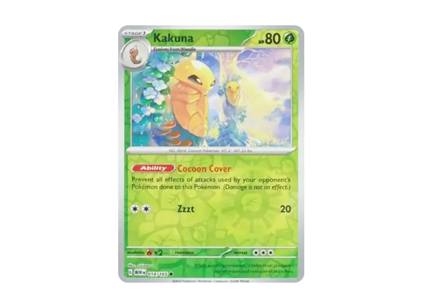 Kakuna C : Reverse Holo [MEW 014/165] [EN] (Scarlet & Violet "151")