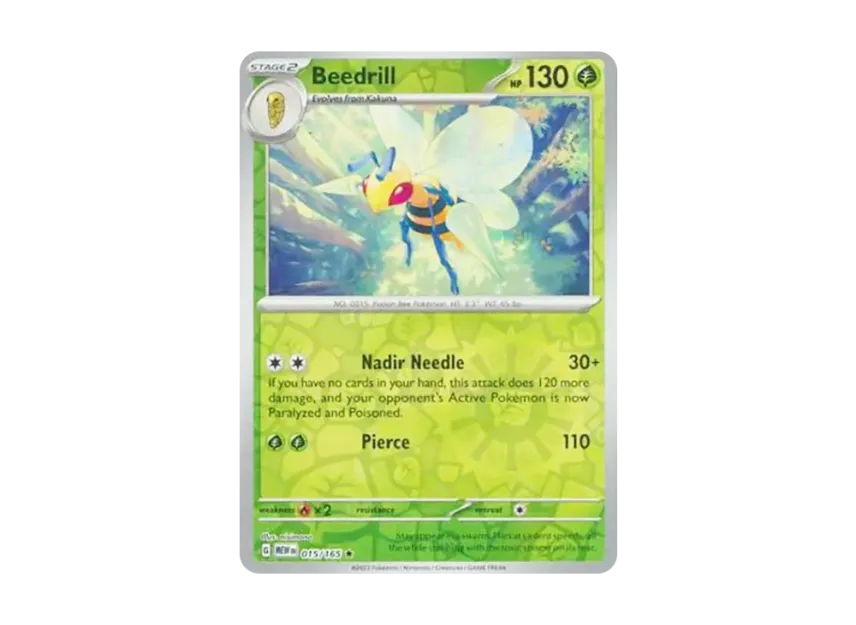 Beedrill R : Reverse Holo [MEW 015/165] [EN] (Scarlet & Violet "151")