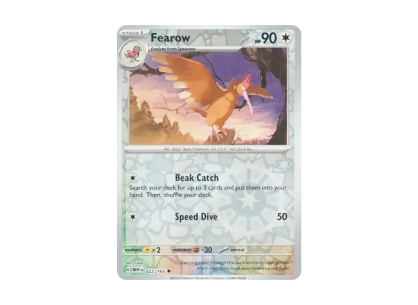 Fearow U : Reverse Holo [MEW 022/165] [EN] (Scarlet & Violet "151")
