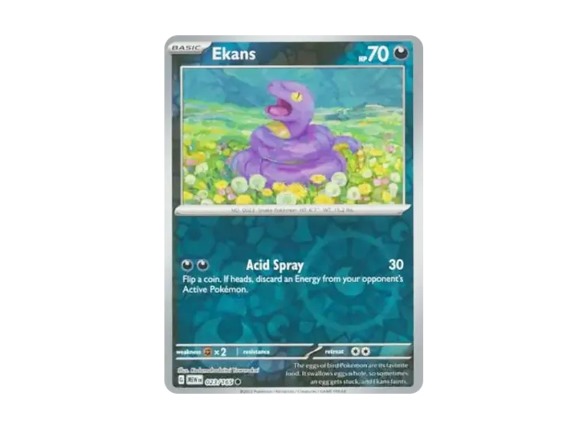 Ekans C : Reverse Holo [MEW 023/165] [EN] (Scarlet & Violet "151")