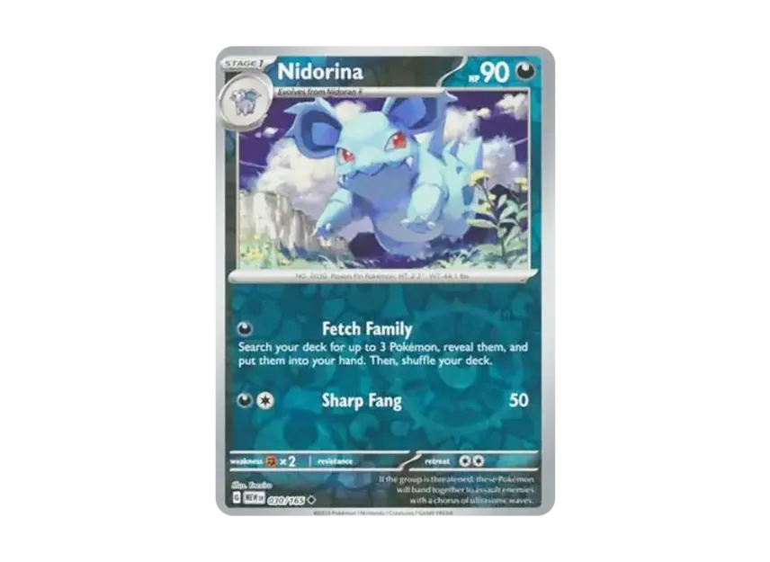 Nidorina U : Reverse Holo [MEW 030/165] [EN] (Scarlet & Violet "151")