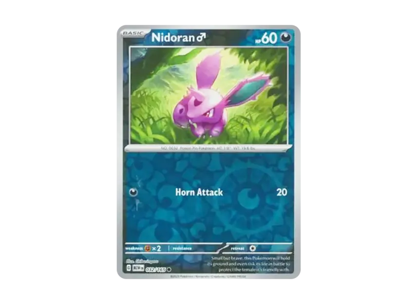 Nidoran(Male) C : Reverse Holo [MEW 032/165] [EN] (Scarlet & Violet "151")
