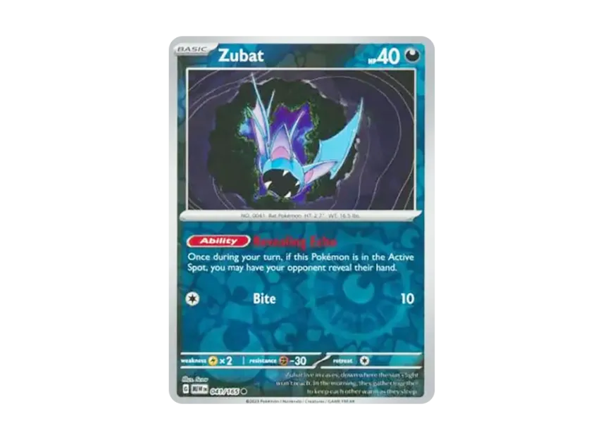 Zubat C : Reverse Holo [MEW 041/165] [EN] (Scarlet & Violet "151")