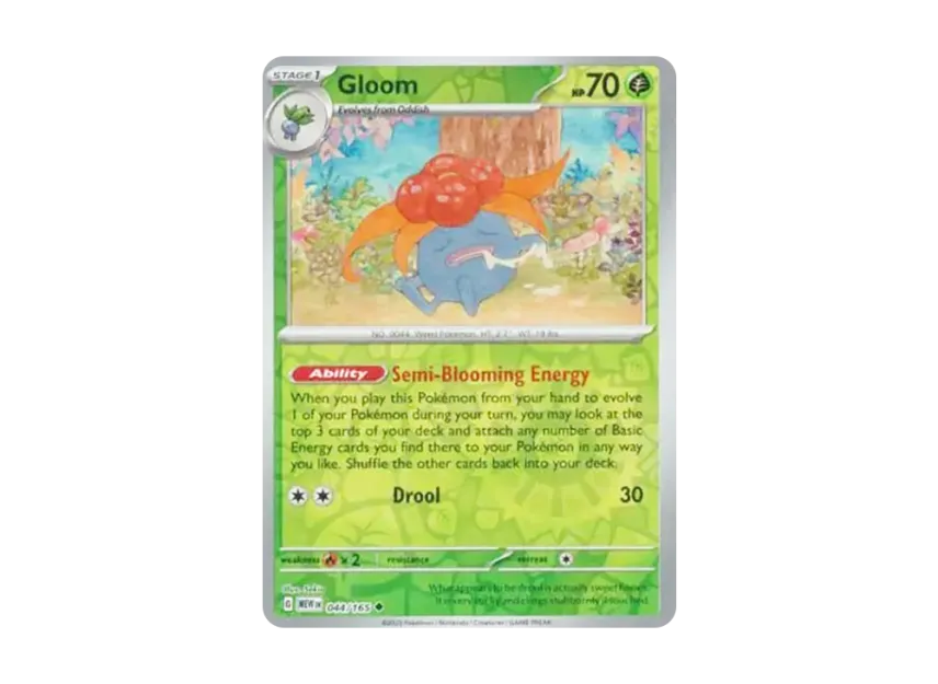 Gloom U : Reverse Holo [MEW 044/165] [EN] (Scarlet & Violet "151")
