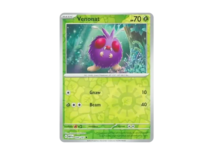 Venonat C : Reverse Holo [MEW 048/165] [EN] (Scarlet & Violet "151")