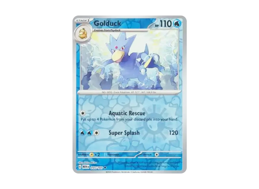 Golduck U : Reverse Holo [MEW 055/165] [EN] (Scarlet & Violet "151")