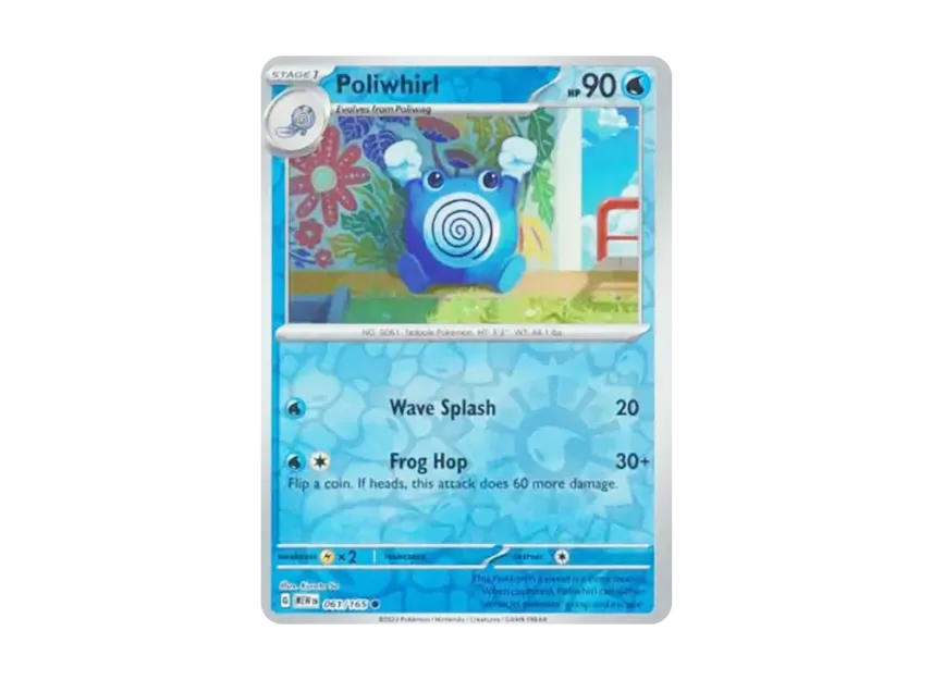 Poliwhirl C : Reverse Holo [MEW 061/165] [EN] (Scarlet & Violet "151")