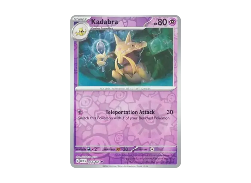 Kadabra U : Reverse Holo [MEW 064/165] [EN] (Scarlet & Violet "151")