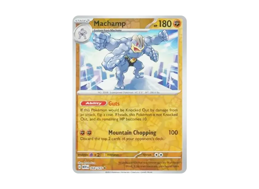 Machamp R : Reverse Holo [MEW 068/165] [EN] (Scarlet & Violet "151")