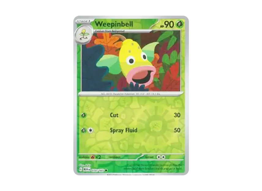 Weepinbell C : Reverse Holo [MEW 070/165] [EN] (Scarlet & Violet "151")