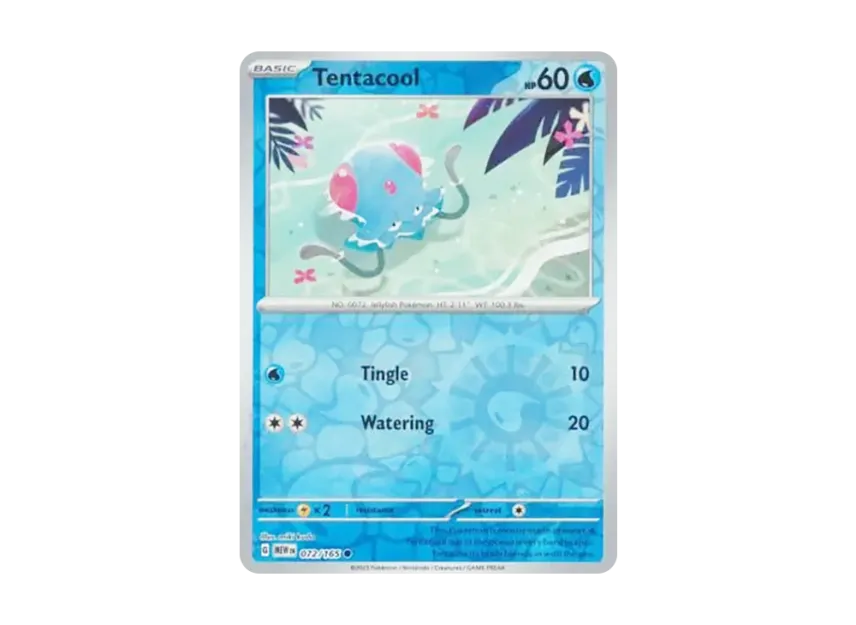 Tentacool C : Reverse Holo [MEW 072/165] [EN] (Scarlet & Violet "151")