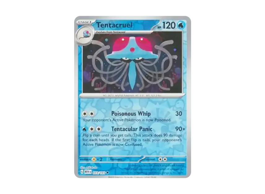 Tentacruel U : Reverse Holo [MEW 073/165] [EN] (Scarlet & Violet "151")