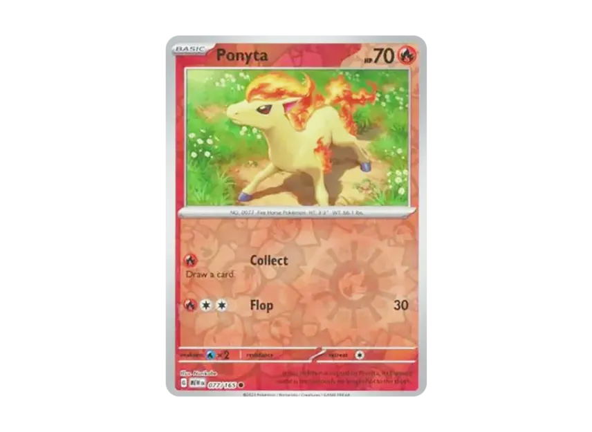 Ponyta C : Reverse Holo [MEW 077/165] [EN] (Scarlet & Violet "151")