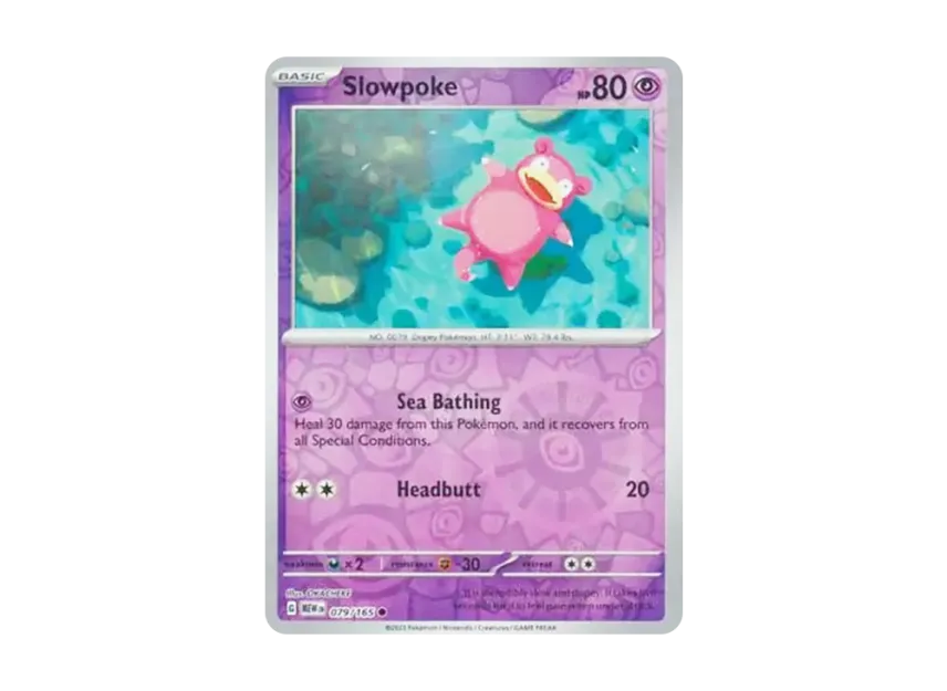 Slowpoke C : Reverse Holo [MEW 079/165] [EN] (Scarlet & Violet "151")
