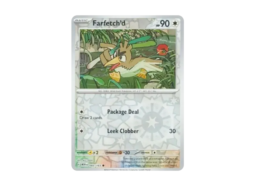 Farfetch'd C : Reverse Holo [MEW 083/165] [EN] (Scarlet & Violet "151")