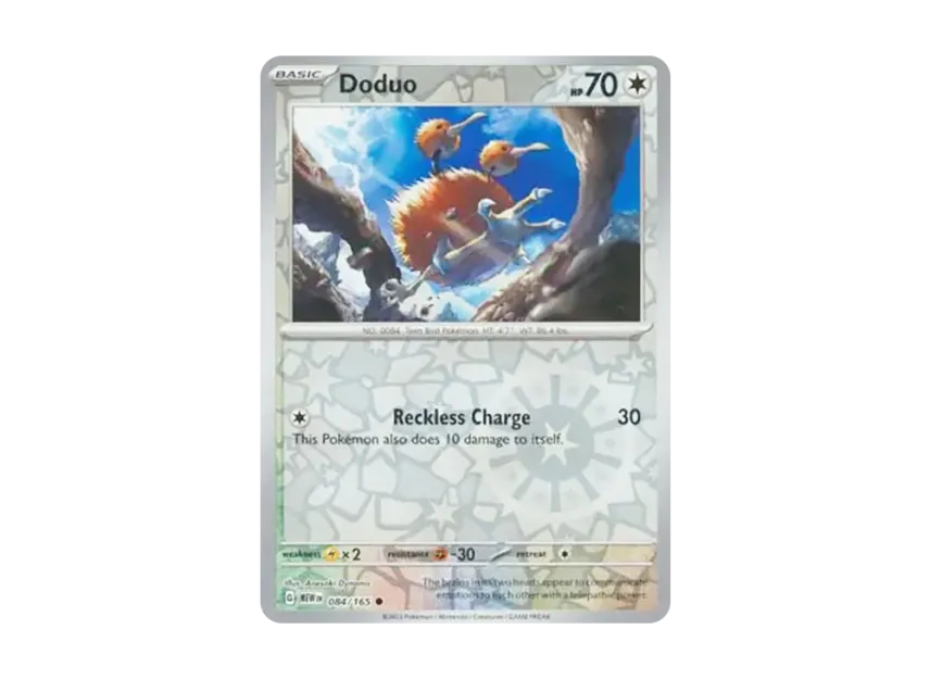 Doduo C : Reverse Holo [MEW 084/165] [EN] (Scarlet & Violet "151")