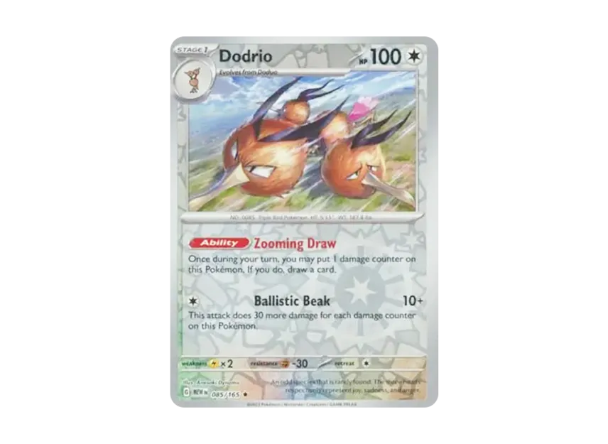 Dodrio R : Reverse Holo [MEW 085/165] [EN] (Scarlet & Violet "151")