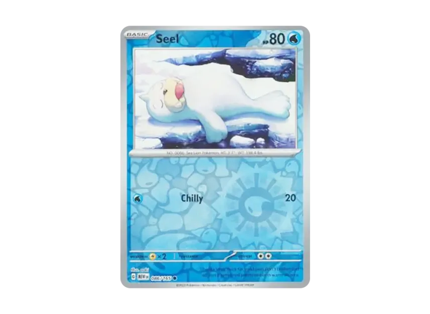 Seel C : Reverse Holo [MEW 086/165] [EN] (Scarlet & Violet "151")