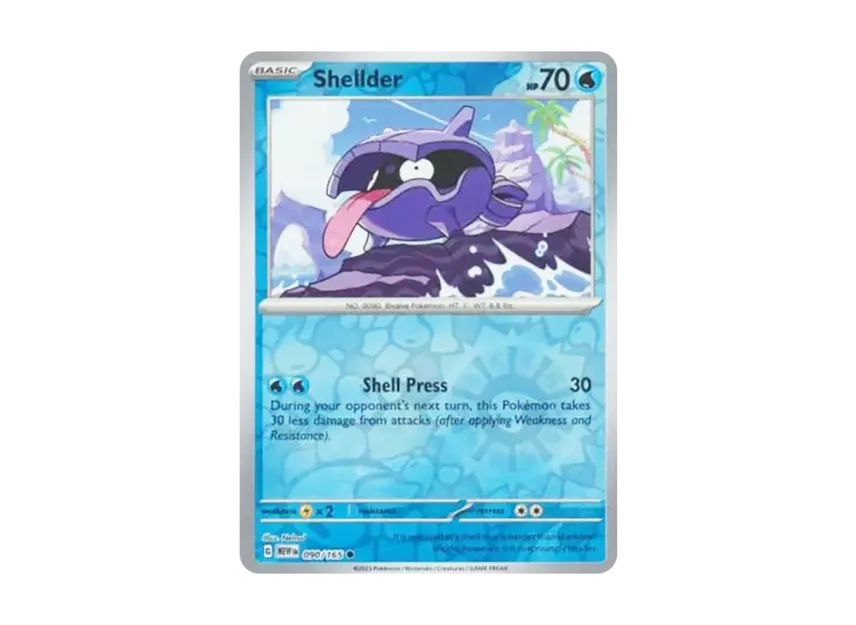Shellder C : Reverse Holo [MEW 090/165] [EN] (Scarlet & Violet "151")