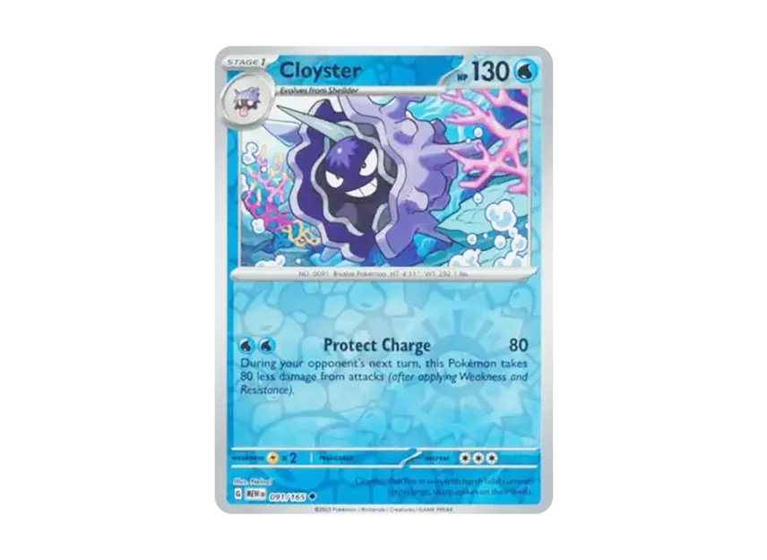 Cloyster U : Reverse Holo [MEW 091/165] [EN] (Scarlet & Violet "151")