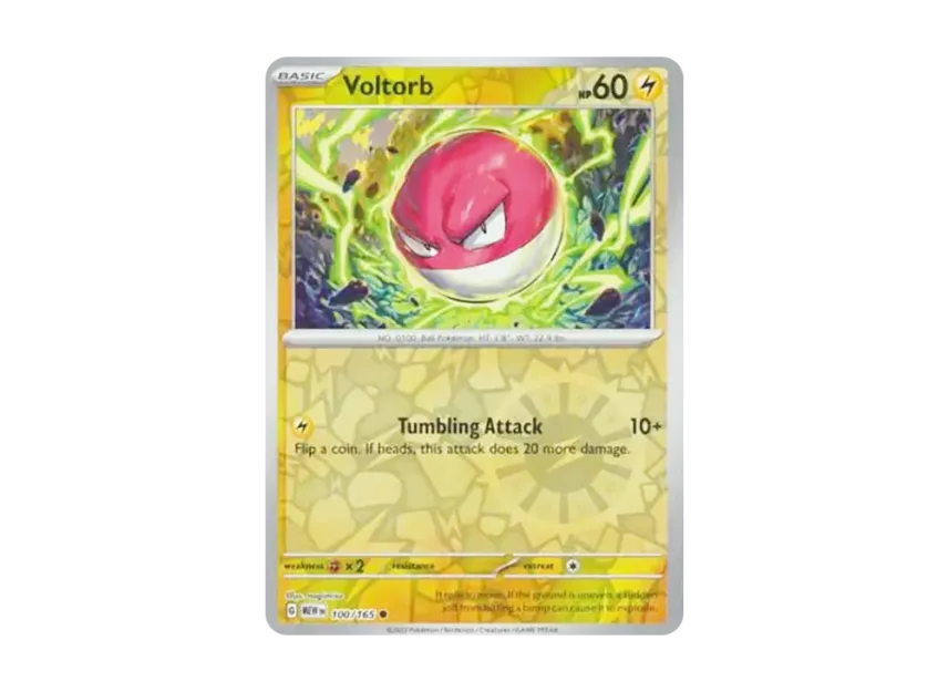 Voltorb C : Reverse Holo [MEW 100/165] [EN] (Scarlet & Violet "151")