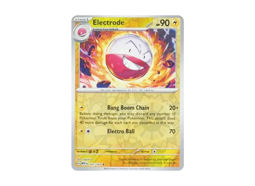 Electrode R : Reverse Holo [MEW 101/165] [EN] (Scarlet & Violet "151")