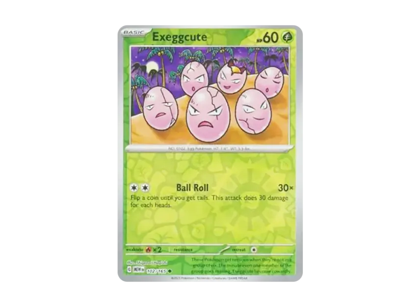 Exeggcute C : Reverse Holo [MEW 102/165] [EN] (Scarlet & Violet "151")