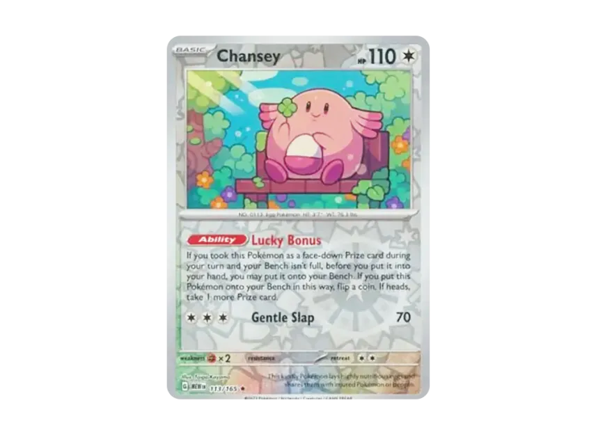 Chansey R : Reverse Holo [MEW 113/165] [EN] (Scarlet & Violet "151")