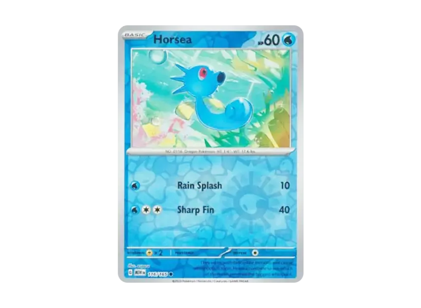 Horsea C : Reverse Holo [MEW 116/165] [EN] (Scarlet & Violet "151")