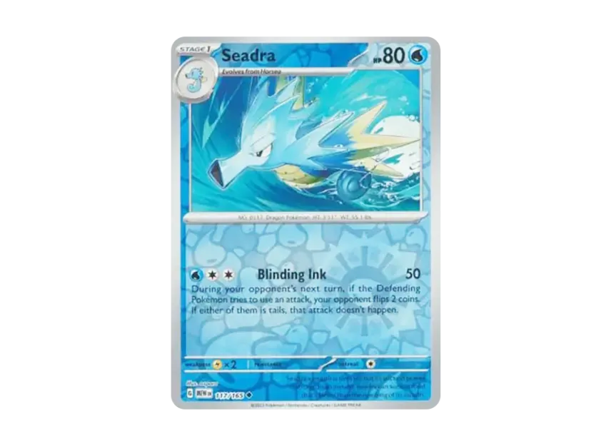 Seadra U : Reverse Holo [MEW 117/165] [EN] (Scarlet & Violet "151")