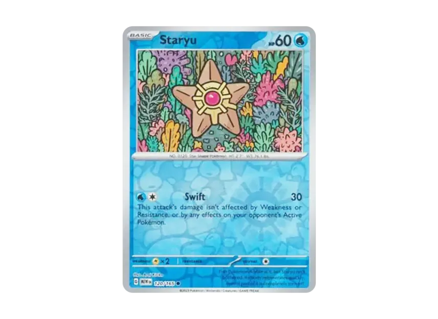 Staryu C : Reverse Holo [MEW 120/165] [EN] (Scarlet & Violet "151")