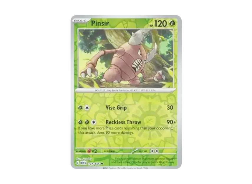 Pinsir U : Reverse Holo [MEW 127/165] [EN] (Scarlet & Violet "151")