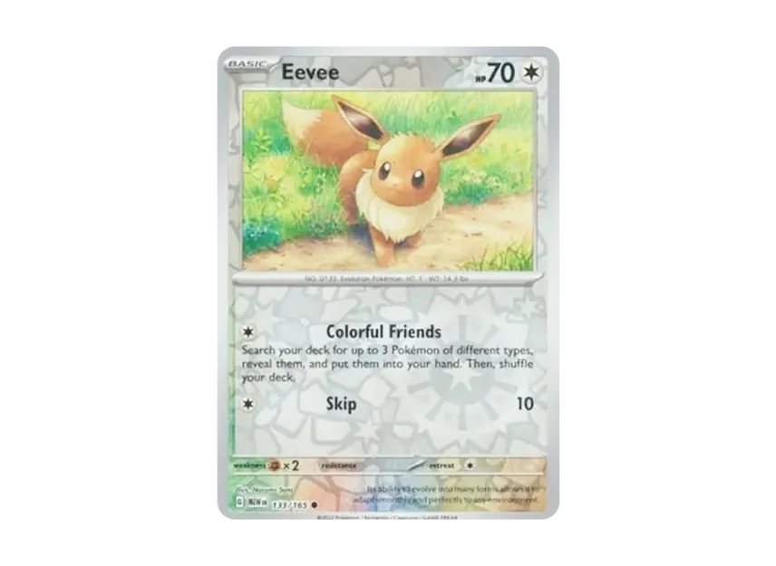 Eevee C : Reverse Holo [MEW 133/165] [EN] (Scarlet & Violet "151")