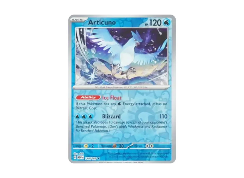 Articuno R : Reverse Holo [MEW 144/165] [EN] (Scarlet & Violet "151")