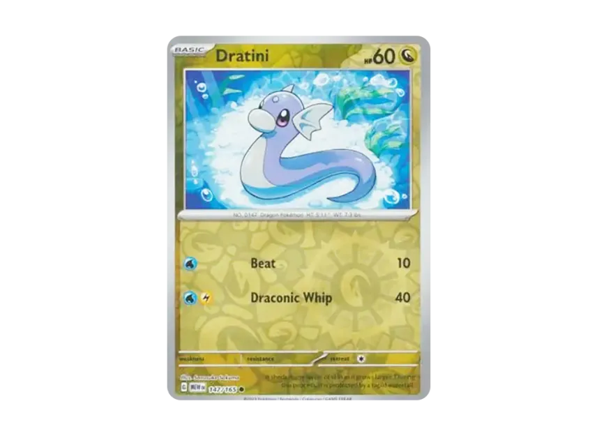 Dratini C : Reverse Holo [MEW 147/165] [EN] (Scarlet & Violet "151")