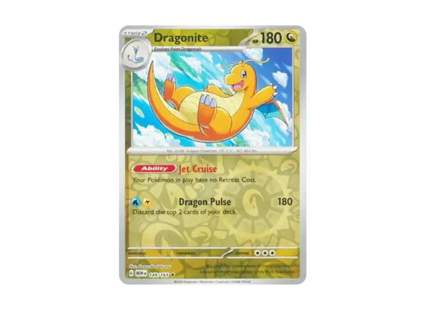 Dragonite R : Reverse Holo [MEW 149/165] [EN] (Scarlet & Violet "151")